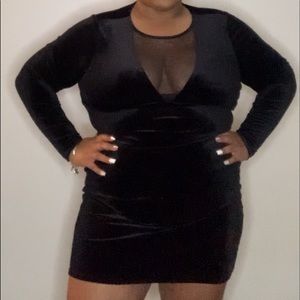 Velvet Black Dress